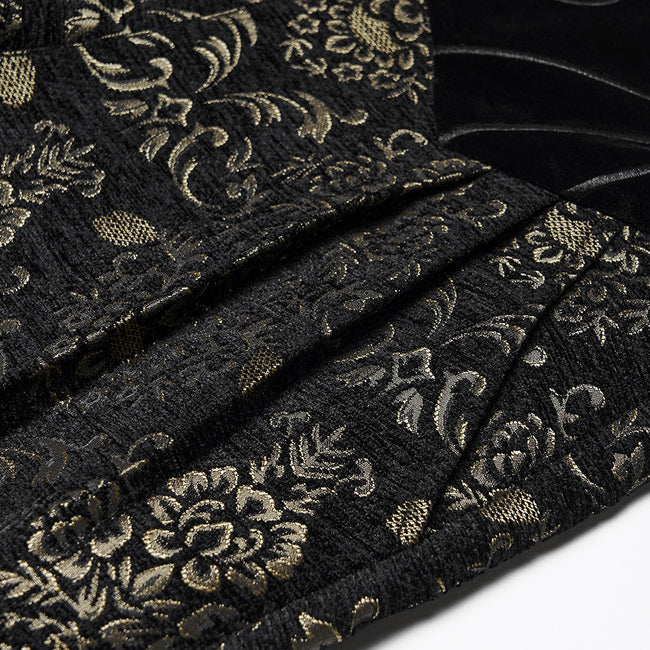 Gothic Retro Jacquard bestickte Hose