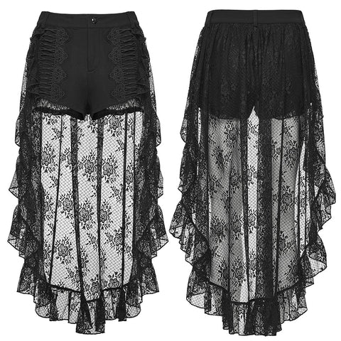 Gothic Retro Spitzenshorts