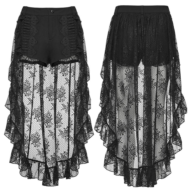Gothic Retro Spitzenshorts