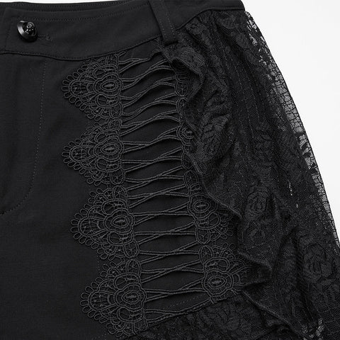 Gothic Retro Spitzenshorts
