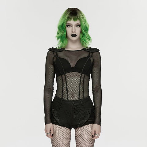 Punk-Shorts mit niedrigem Bund