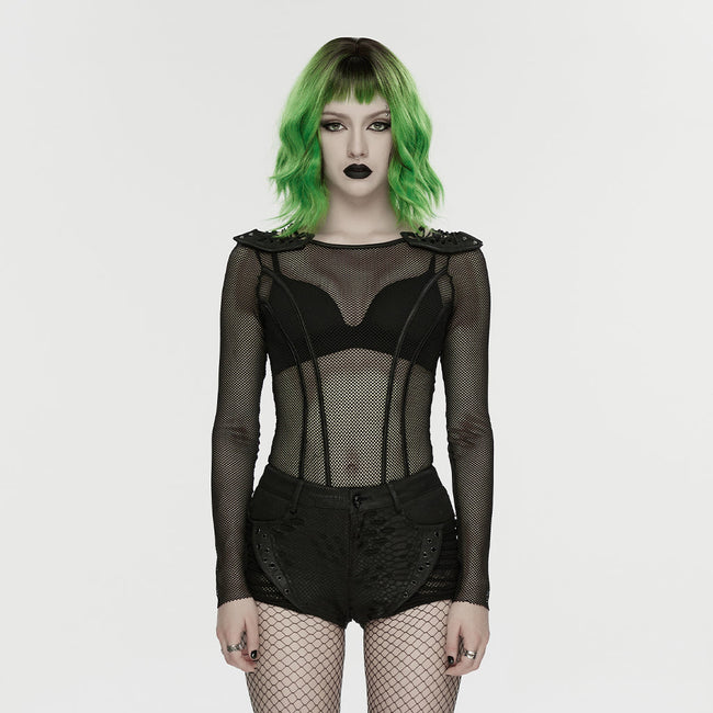 Punk-Shorts mit niedrigem Bund