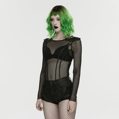 Punk-Shorts mit niedrigem Bund