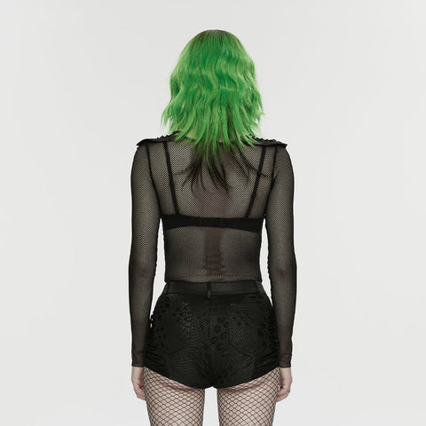 Punk-Shorts mit niedrigem Bund