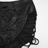Punk-Shorts mit niedrigem Bund