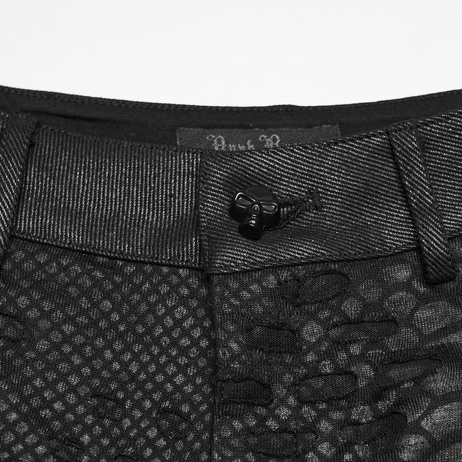Punk-Shorts mit niedrigem Bund
