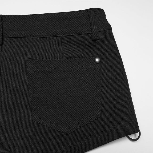 Punk-Shorts mit niedrigem Bund und individueller Gestaltung