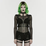Punk-Shorts mit niedrigem Bund und individueller Gestaltung