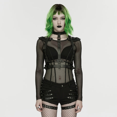 Punk-Shorts mit niedrigem Bund und individueller Gestaltung
