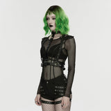 Punk-Shorts mit niedrigem Bund und individueller Gestaltung