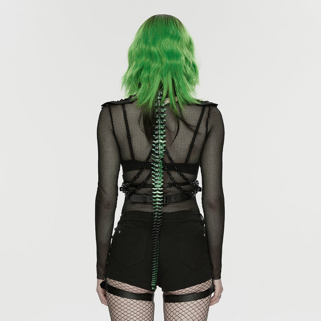 Punk-Shorts mit niedrigem Bund und individueller Gestaltung