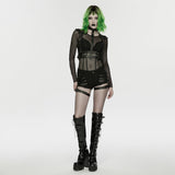 Punk-Shorts mit niedrigem Bund und individueller Gestaltung