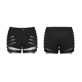 Punk-Shorts mit niedrigem Bund und individueller Gestaltung