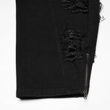 Punkige, zerrissene Jeans