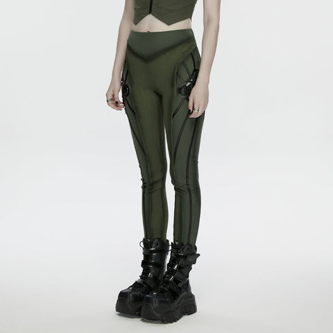 Cyberpunk-Techwear-Leggings
