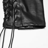 Leggings im Punk-Stil mit Kordelzug