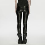 Leggings im Punk-Stil mit Kordelzug