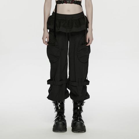 Punk-Hosen mit Bündchen für Damen