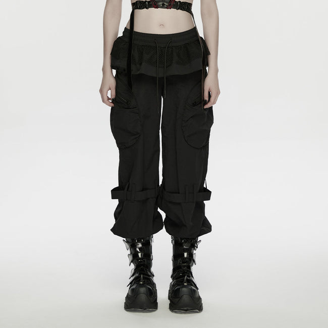 Punk-Hosen mit Bündchen für Damen