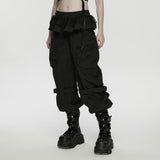 Punk-Hosen mit Bündchen für Damen