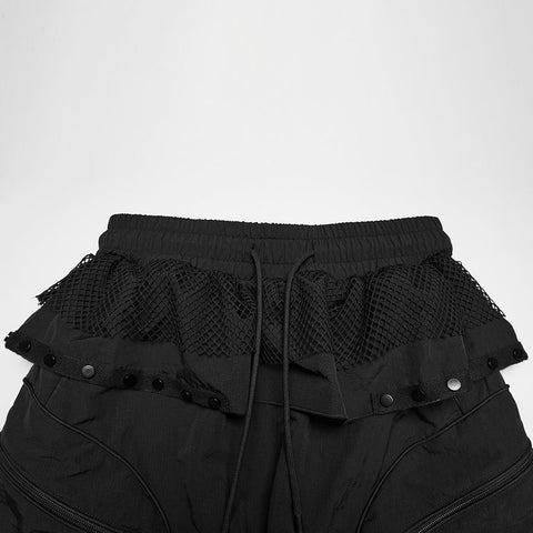 Punk-Hosen mit Bündchen für Damen