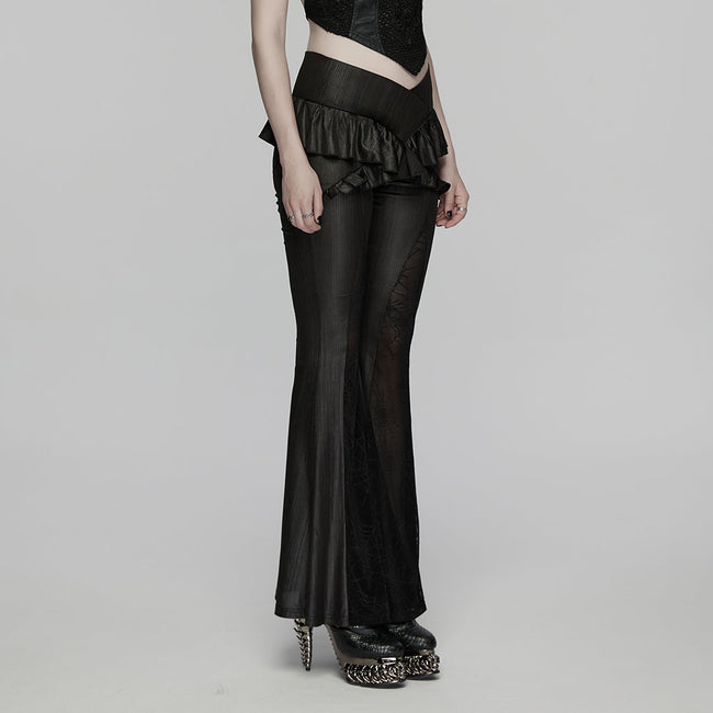 Elegante Schlaghosen im Gothic-Stil