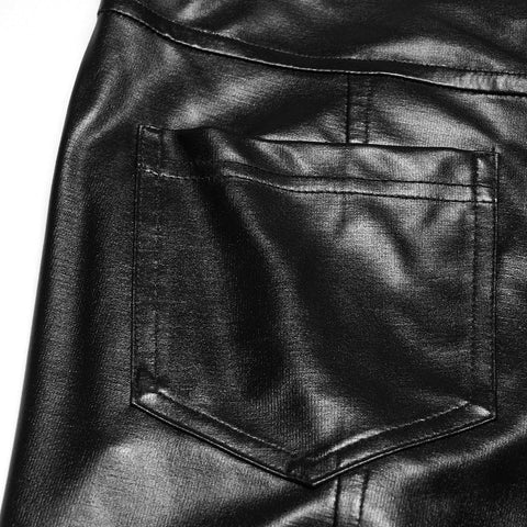 Cyberpunk-Lederleggings