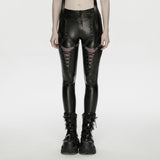 Cyberpunk-Lederleggings