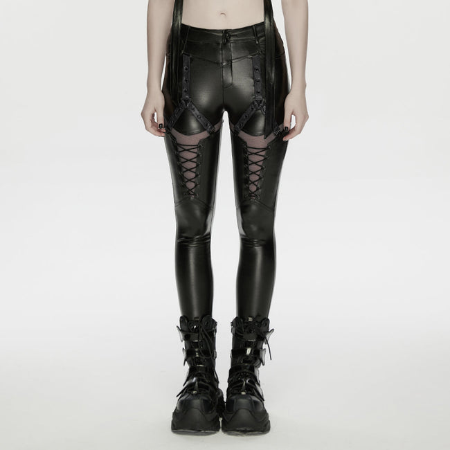 Cyberpunk-Lederleggings