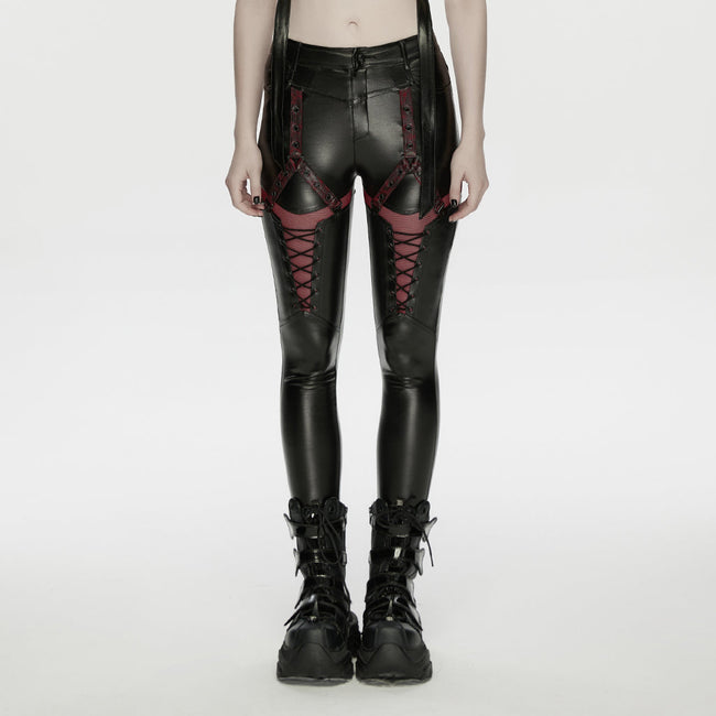 Cyberpunk-Lederleggings