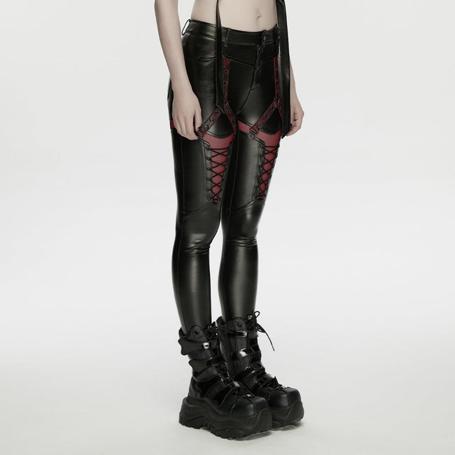 Cyberpunk-Lederleggings