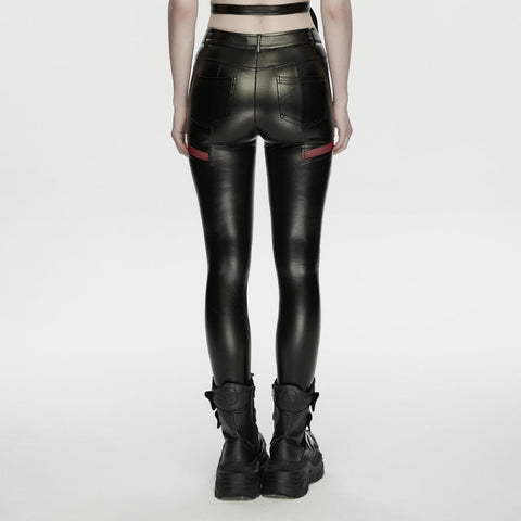 Cyberpunk-Lederleggings
