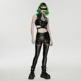 Cyberpunk-Lederleggings