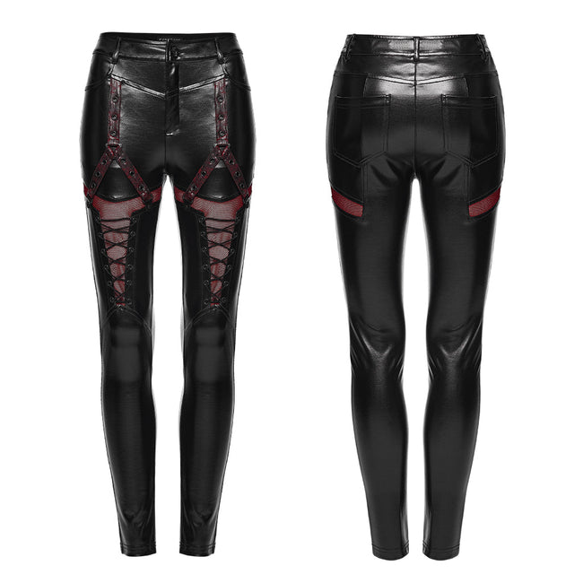 Cyberpunk-Lederleggings