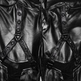 Cyberpunk-Lederleggings