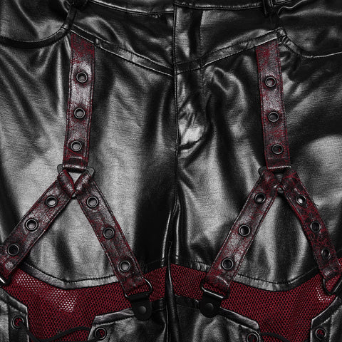 Cyberpunk-Lederleggings