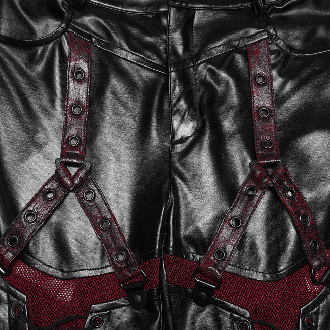Cyberpunk-Lederleggings