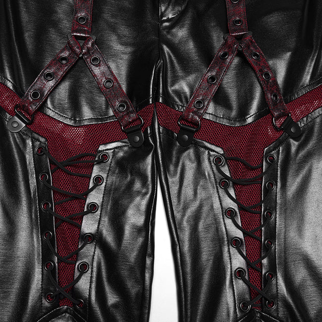 Cyberpunk-Lederleggings