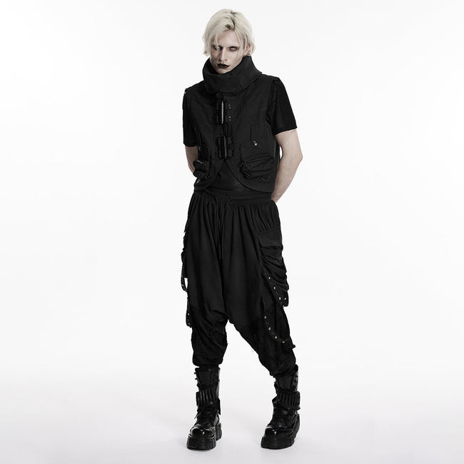 Wasteland Used-Look-Hose mit tiefem Schritt