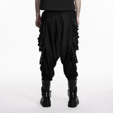 Wasteland Used-Look-Hose mit tiefem Schritt