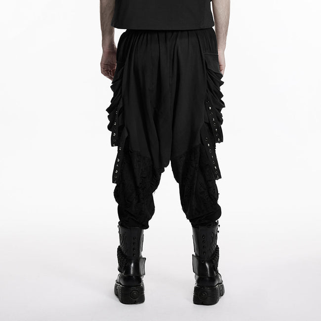 Wasteland Used-Look-Hose mit tiefem Schritt