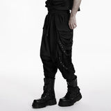 Wasteland Used-Look-Hose mit tiefem Schritt
