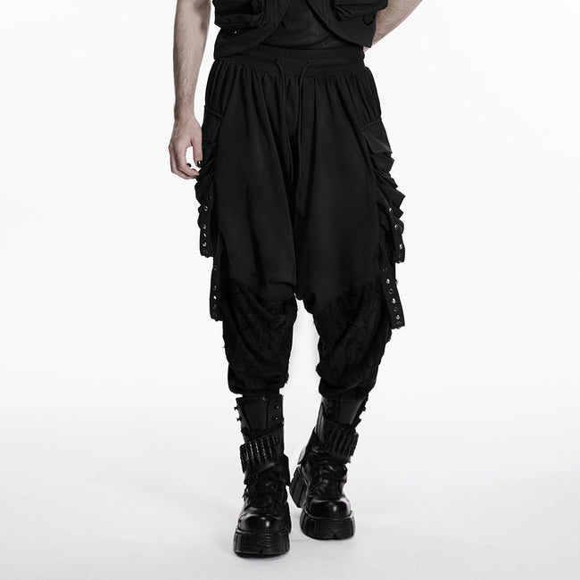 Wasteland Used-Look-Hose mit tiefem Schritt