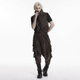 Wasteland Used-Look-Hose mit tiefem Schritt