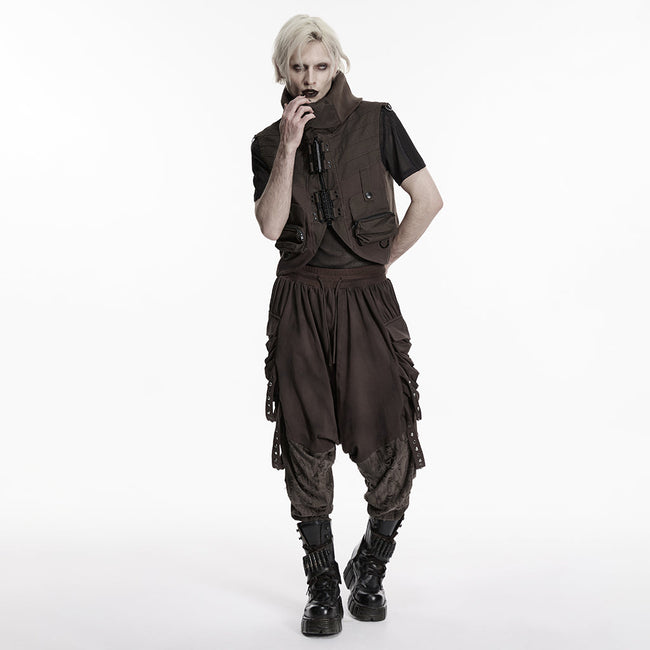 Wasteland Used-Look-Hose mit tiefem Schritt