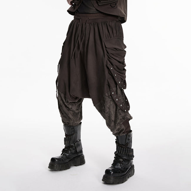 Wasteland Used-Look-Hose mit tiefem Schritt