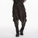 Wasteland Used-Look-Hose mit tiefem Schritt