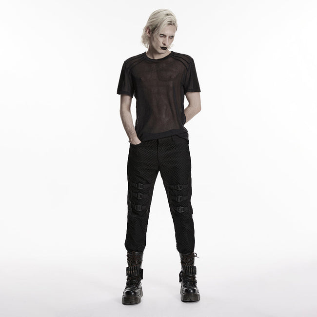 Punk-minimalistische Schnallenhose