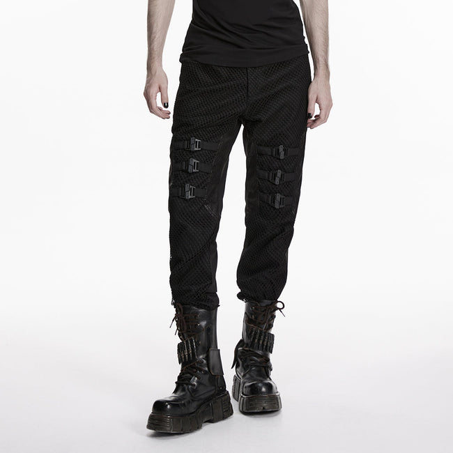 Punk-minimalistische Schnallenhose