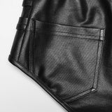 Punk-Metal-Hotpants für Damen
